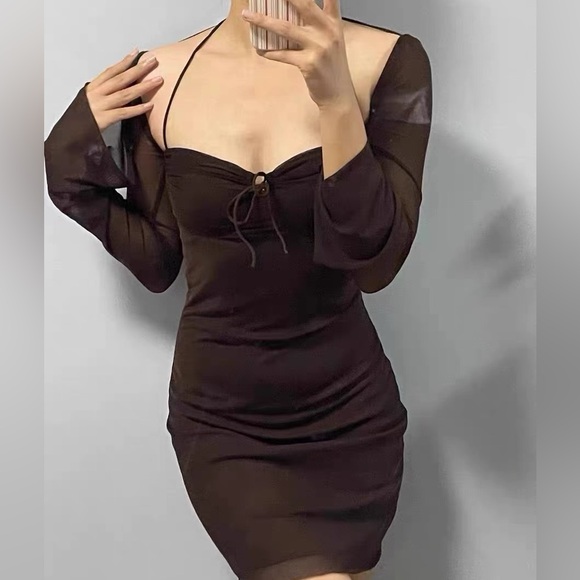 Brown dress - Picture 2 of 5